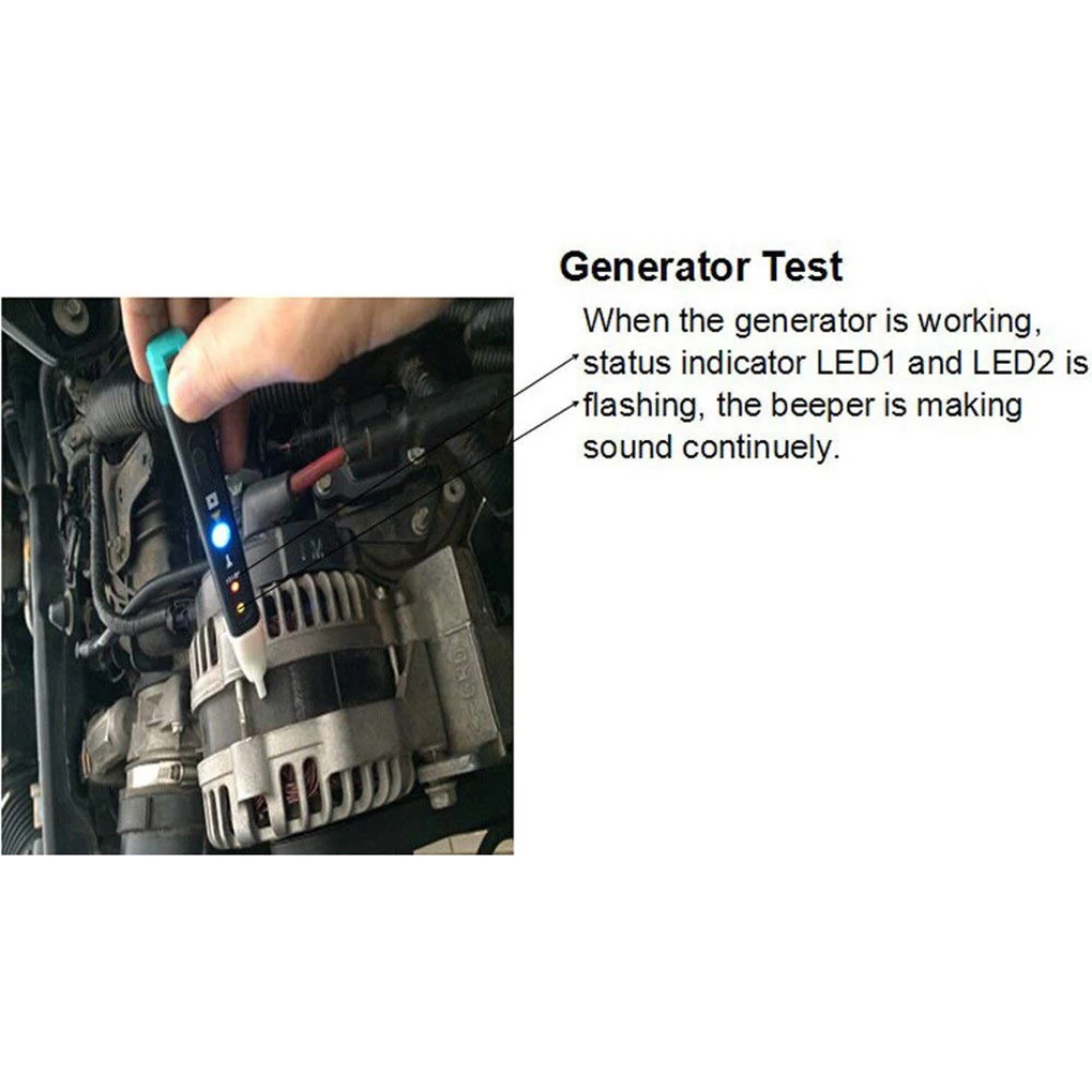 Автомобильный тестер катушки зажигания светодиодный индикатор звукового оповещения катушка зажигания электронная ручка-индикатор неисправности