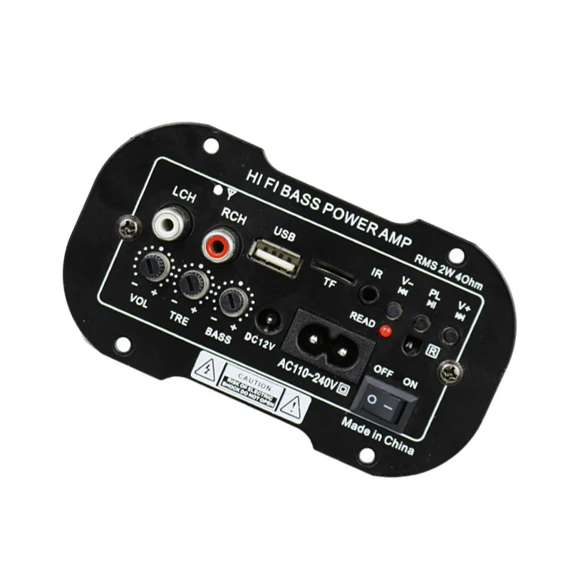 Автомобильный усилитель мощности динамик бас аудио радио сабвуфер TF MP3 220 В 50 Вт Портативные Аудио Видео принадлежности