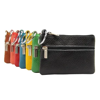 

Leather Mini Coin Purse Bus Card Case Creative Zipper Multi-function Key Case Coin Coin Purses