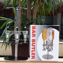 4 головки профессиональные настольные вращающиеся стеллажи вино пиво содовая кола, газированная вода диспенсер ликер бар-дворецкий диспенсер вина Бар инструменты