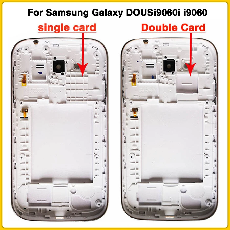 Новый i9060 полный корпус чехол для Samsung Galaxy Grand Neo Plus i9060i батарея задняя крышка Дверь