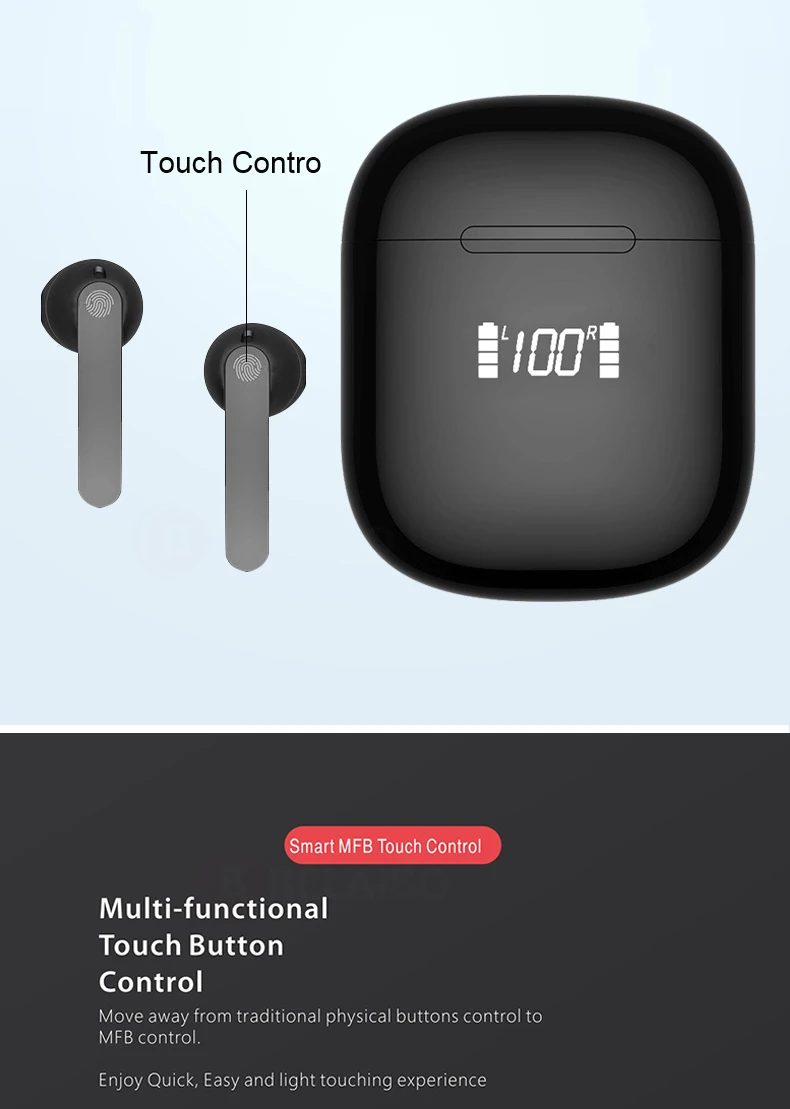 Controle de Toque Fone de Ouvido Fone com Microfone para o Telefone Bluetooth Fones Esportes Runing Alta Fidelidade 9d Baixo Estéreo Binaural Chamada Tws 5.0 3 Cheap Fones de ouvido