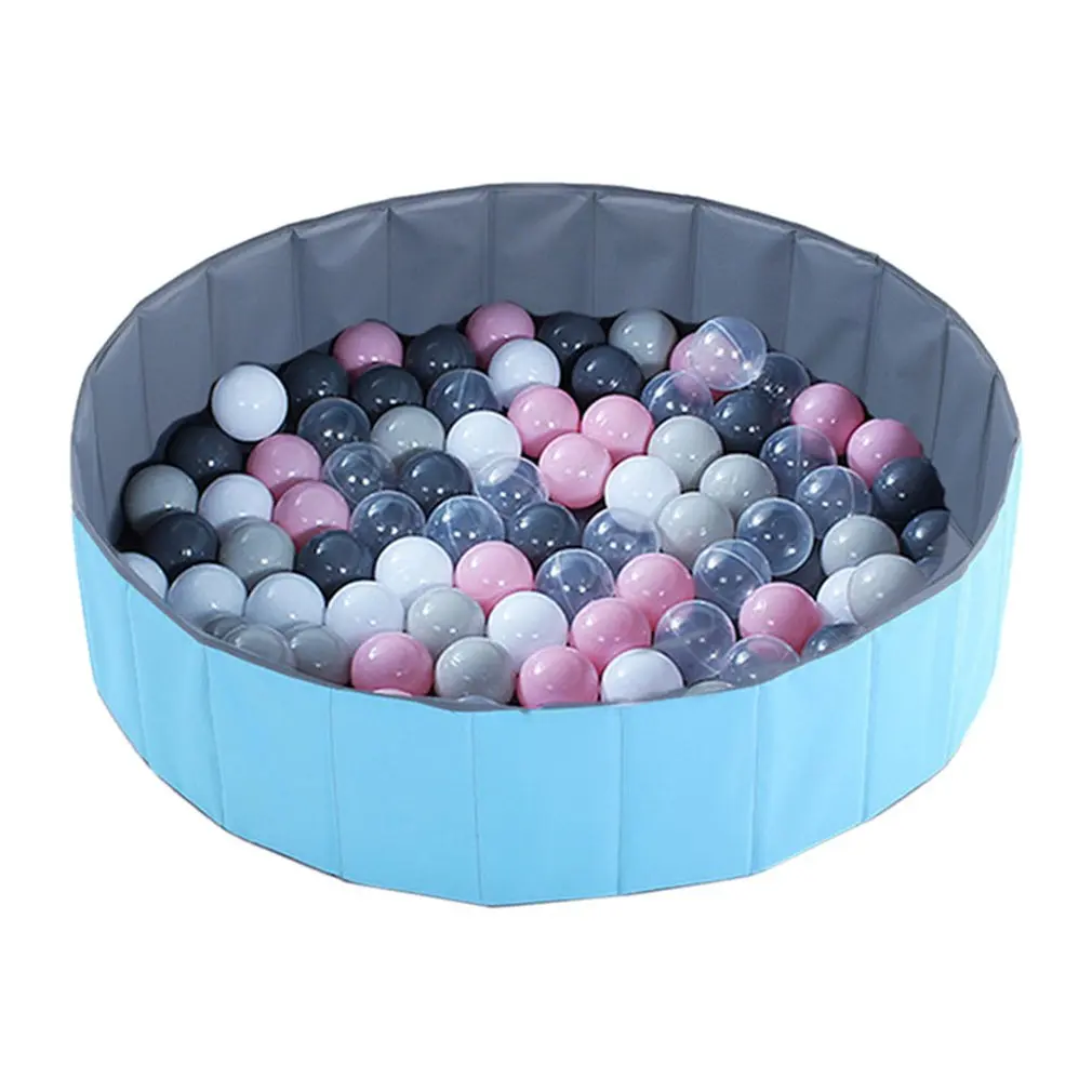 Infant Shining Ball Pits Foldable Ball Pool Ocean Ball Playpen Toy Washable Folding Fence Kids Birthday Gift