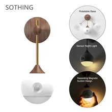 

Youpin Sothing Sunny Smart Sensor Night Light Infrared Induction USB Charging Removable Night Lamp