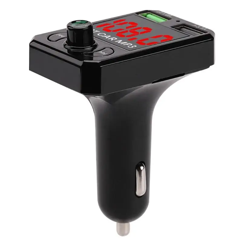Портативное автомобильное зарядное устройство для устройства Handsfree Bluetooth MP3-плеер fm-передатчик модулятор Автомобильный комплект универсальный для автомобилей DC12V-24 V