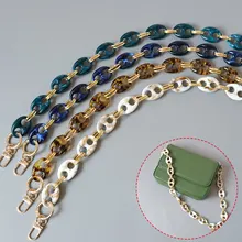 

Retro Thick Chain Stylish Multicolor Shoulder Strap All-match Style Acrylic Chain Unique Shape Individuality Bag Accessories