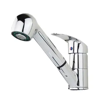 

KItchen Bathroom Basin Faucet Zinc Alloy Sink Tap Hot And Cold Mixer Tap Single Hole Basin Water Tap Home Faucet With Water Pipe