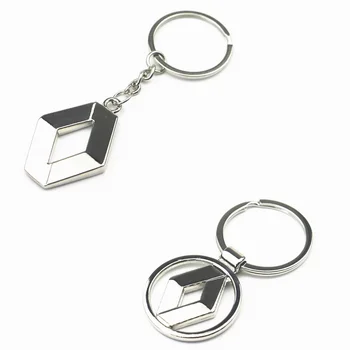 

3D Metal Car Key Ring for Renault 1Pc Fashion Brand New Auto Supplies Renault Emblem Keychain Reynolds Car Accessories Key Chain