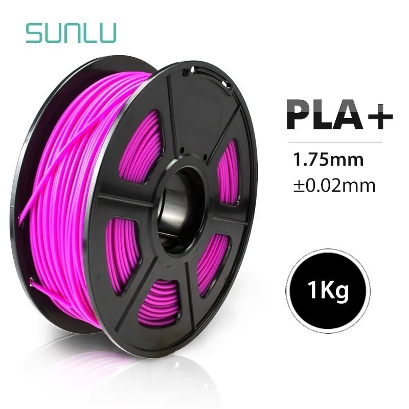 PLA PLUS-FUCHSIA Нить для 3D-принтера PLA Plus 1,75 мм Высококачественная нить PLA низкая усадка расходные материалы для 3D-принтера и 3d-ручек 1 кг - Цвет: PLA PLUS-FUCHSIA
