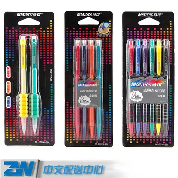 

Marco Automatic Mechanical Pencil 0.5mm HB for kids Children School OP-2020/2023/2032/2036/2039 with rubber Absorted