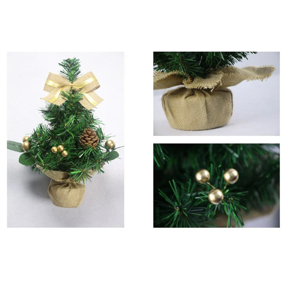 Festival Mini Christmas Tree Xmas 30cm Artificial Ornament Desk Window