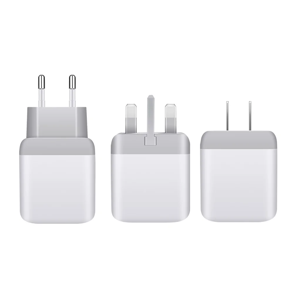USB зарядка 5 В/2.1A двойной usb порт адаптер для быстрой зарядки для samsung Xiao mi huawei мобильный телефон США/ЕС/Великобритания штекер быстрое настенное зарядное устройство