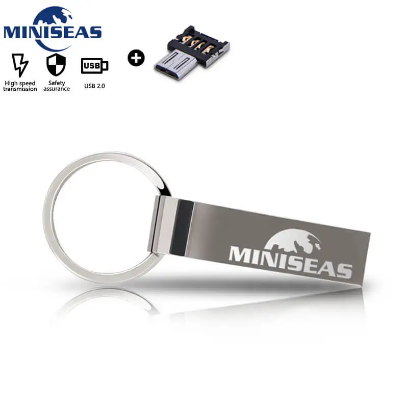 Металлический USB флеш накопитель Mniseas флешка на 128 ГБ 64 32 16 8 карта памяти usb Miniseas|drive