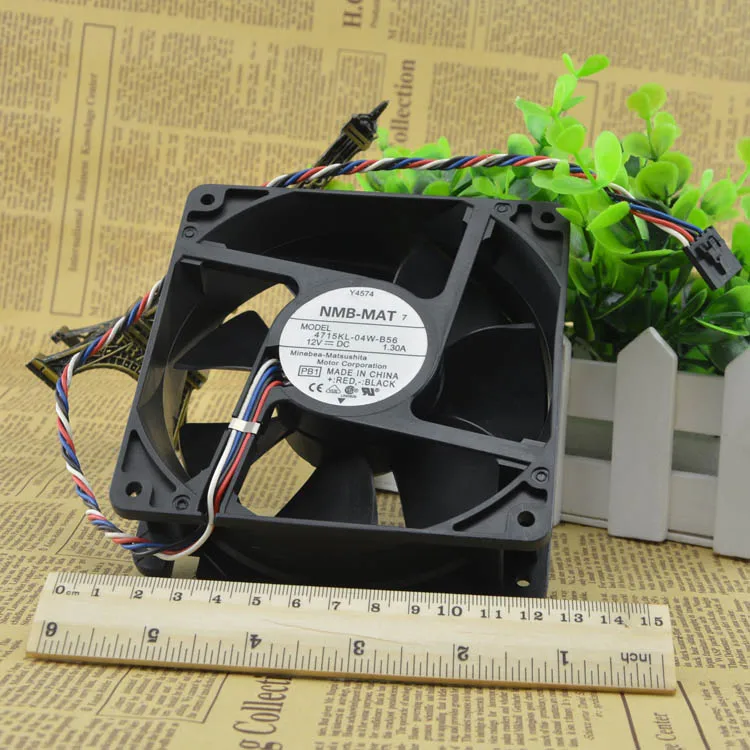 

NMB 12038 12V1.3A D8794 workstation fan 4715KL-04W-B56 12cm 120x120x38mm