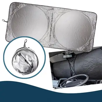 

150 X 70Cm Car Sunshade Sun Shade Windshield Front Rear Window Film Visor Cover Uv Protection Reflector Car-Styling hot