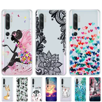 

Case For xiaomi Mi Note 10 Case soft silicon phone Cover For xiaomi Mi Note 10 Pro xiomi note10 bumper coque Transparent cute