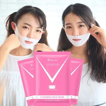 

Double V Face Firming Lifting Masks Double Chin Bandage Hanging Wrinkles Face Slim Thin Masseter Anti Mask Mask Mask Ear V9R7
