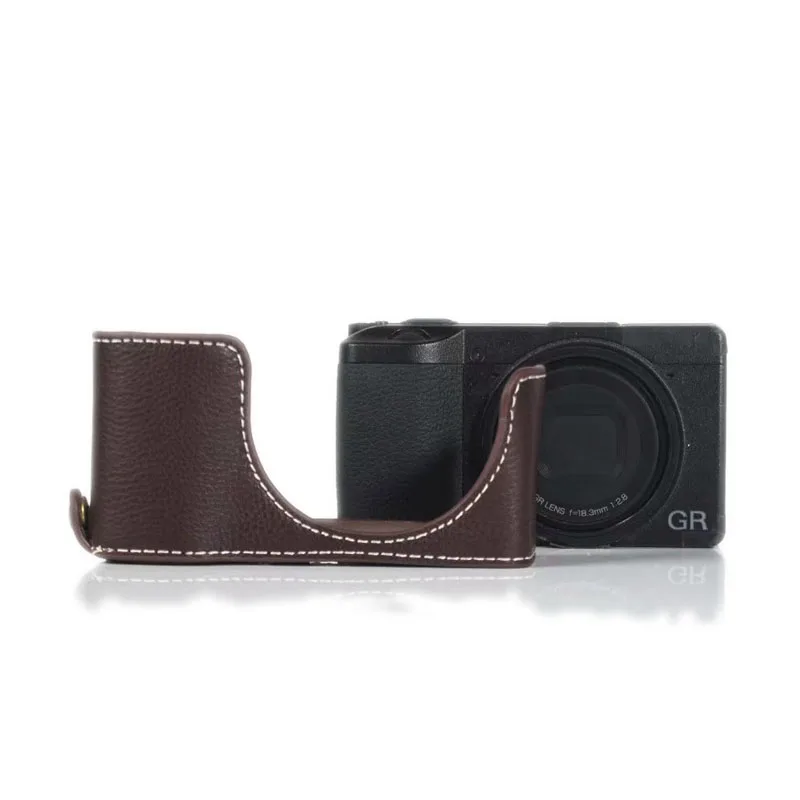Камера защита для основы для Ricoh GR III GR3 кожаный защитный кожух