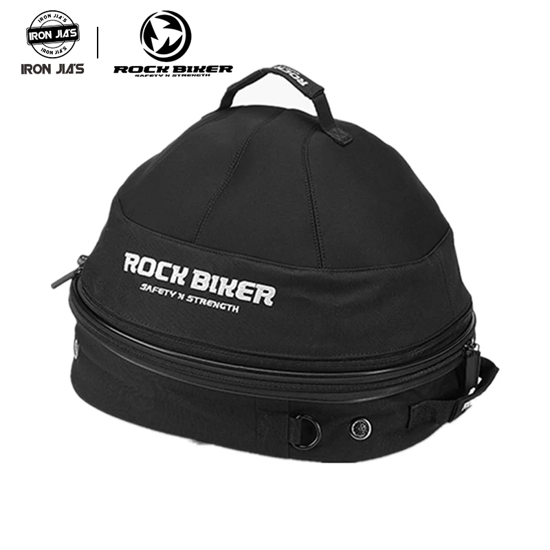 

Rock Biker Motorcycle Helmet Bags Breathable Cooling Fan Top Case Motorbike Multi-functional Touring Luggage Bags Large Capacity