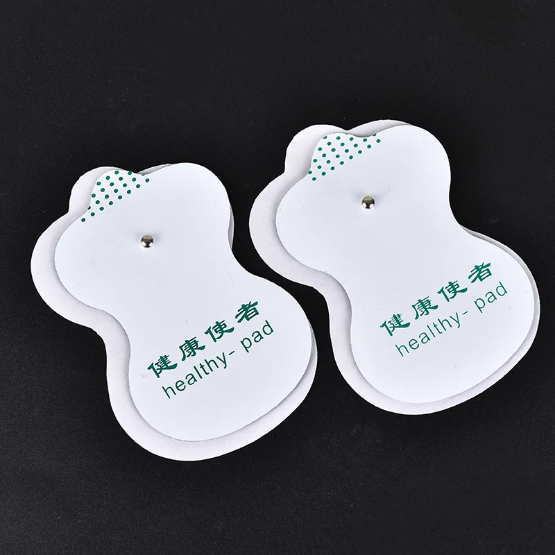 

10PCS White Electrode Pads Silicone Digital For Tens Acupuncture Digital Therapy Machine Massager Pad