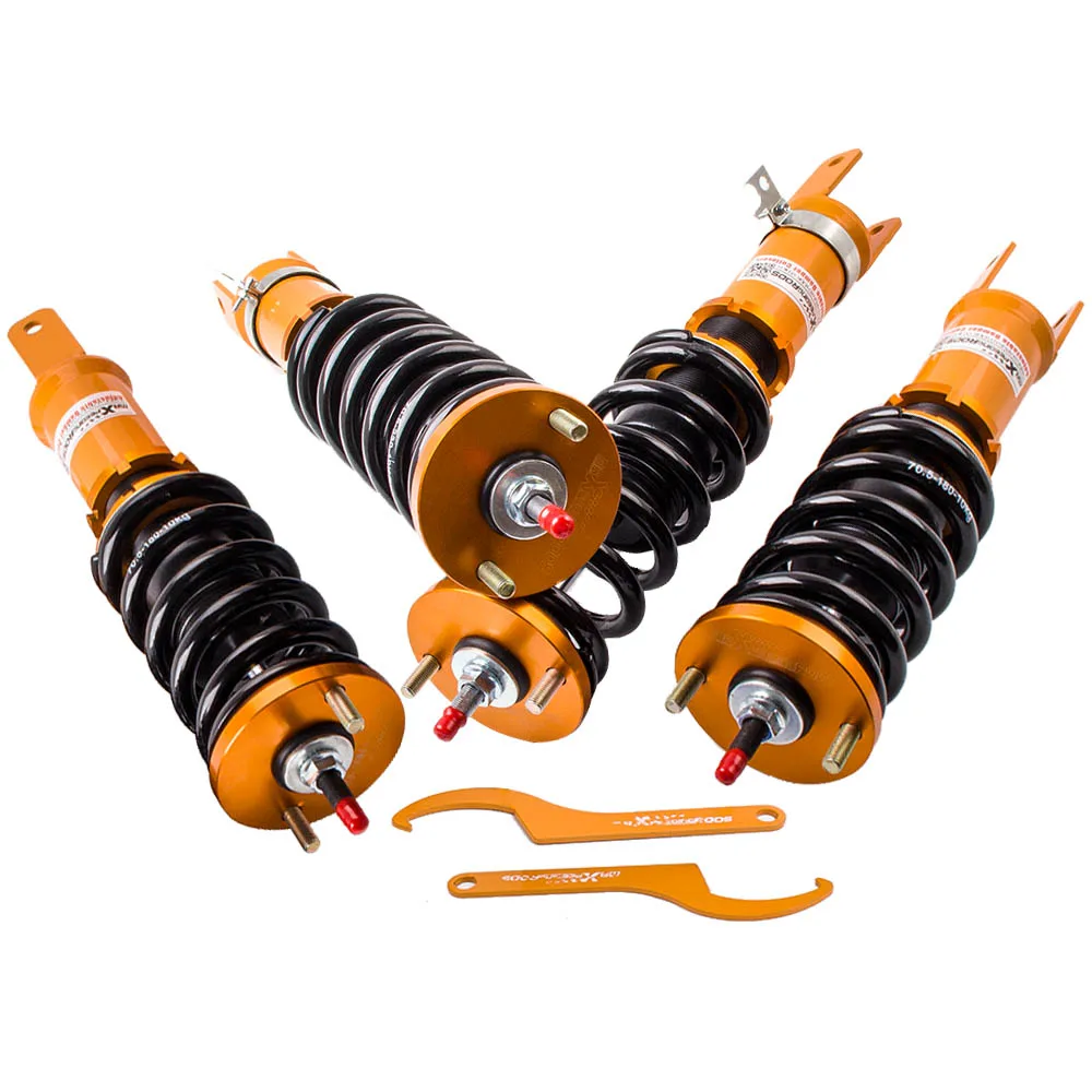 

24 LEVELS ADJUSTABLE COILOVER SUSPENSION KIT FOR HONDA Roadster AP1 AP2 2001-2009 Shock Absorbers Coilover Spring Strut