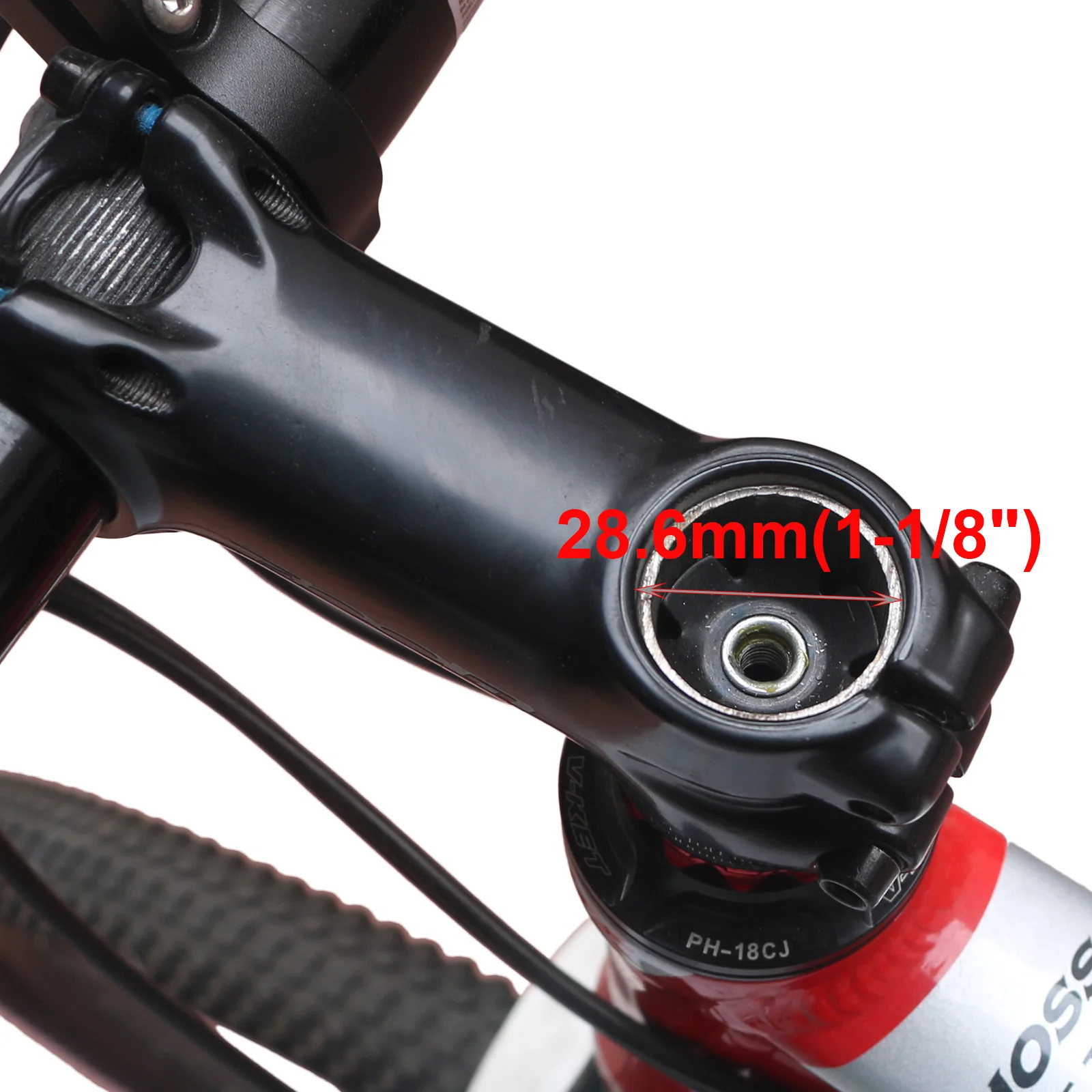 Fahrrad Vorderradgabel Montage Kern MTB Lenkrohr Headset Flansch Befestigungsschrauben Sternmuttern für 1-1/8" 28,6mm Gabelschaft Gewindelose Gabel – Detail 10
