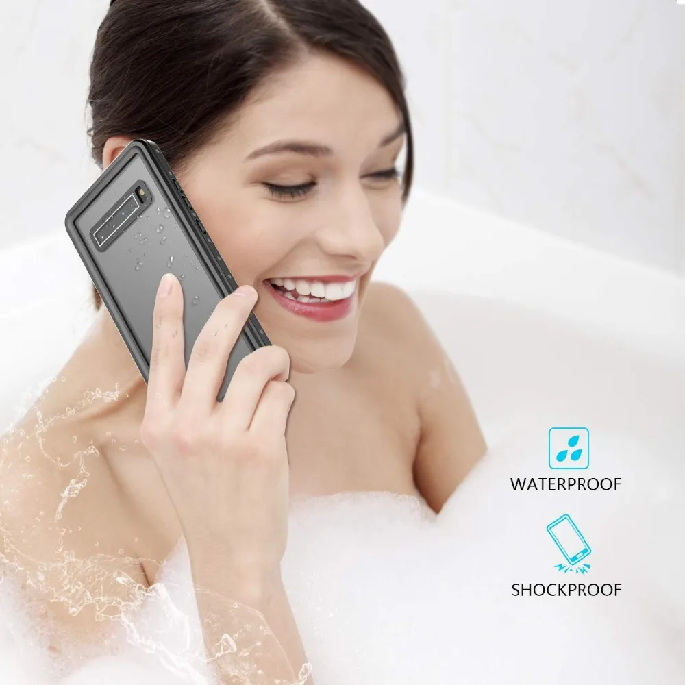 Для samsung Galaxy S10 5G чехол Red Pepper точка плюс прозрачный чехол-накладка IP68 Водонепроницаемый для подводного плавания Чехол-Броня из ПК+ ТПУ чехол