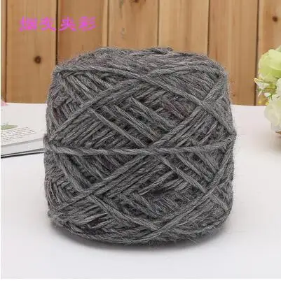 smoky gray camou 50 г/лот итальянская шерстяная пряжа Альпака 60% шерстяная пряжа ручная вязка - Цвет: smoky gray camou