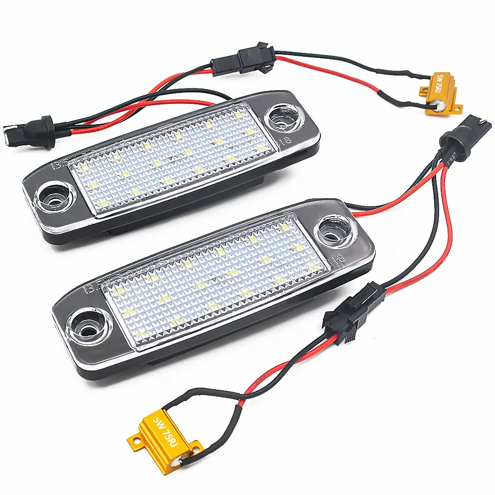 

2Pcs Car LED License plate light Number plate lamp for Kia Sportage 2011~ For SONATA 10 10~13 For SONATA YF 10MY 2010~2013 GF 10