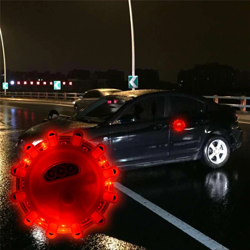 Новейший супер яркий Авто 15 Led круглый Маяк аварийный стробоскоп мигающий предупреждающий свет круглый Автомобиль на крыше полицейский светильник бар Дорожный светильник