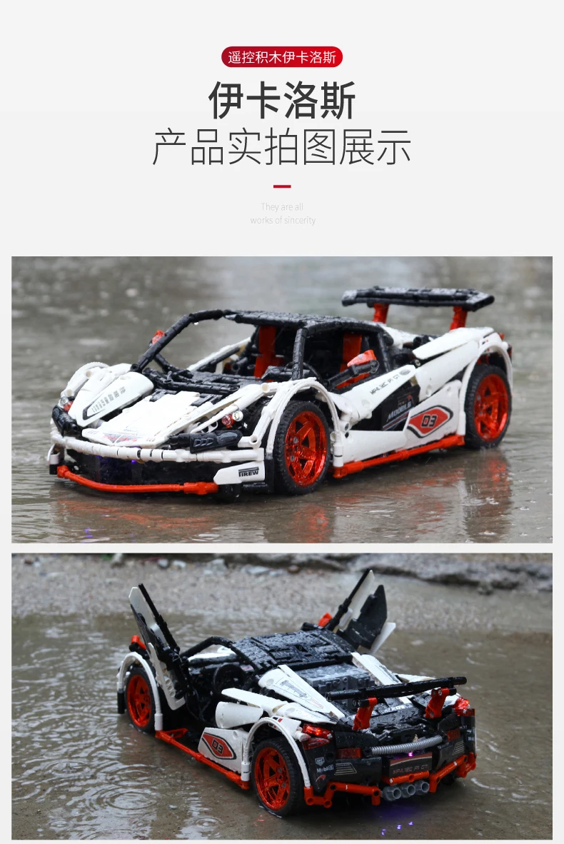 RC автомобиль приложение управления 20087 Icarus Supercar совместимый технический MOC-4562 строительные блоки кирпичи день рождения Обучающие игрушки, подарки
