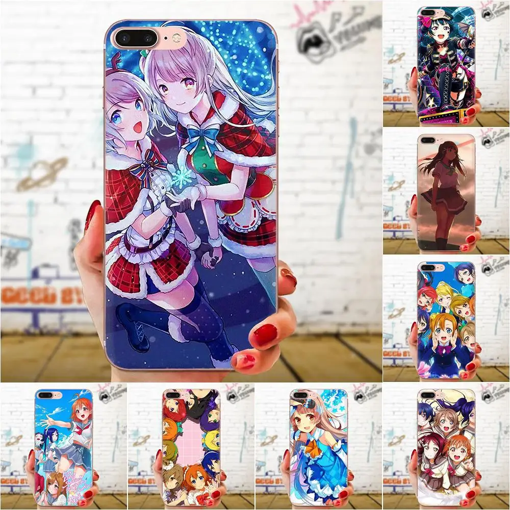 Аниме Love Live для Xiao mi 3 4 4C 4i 5 5s 5X6 6X8 SE Pro Lite A1 Max x 2 Note окрашенный чехол телефона |