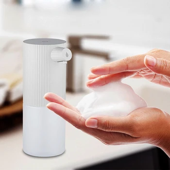 

360ml Automatic Soap Dispenser Infrared Motion Sensor Induction Touchless Foaming Hand Soap Pump for Bathroom Kitchen