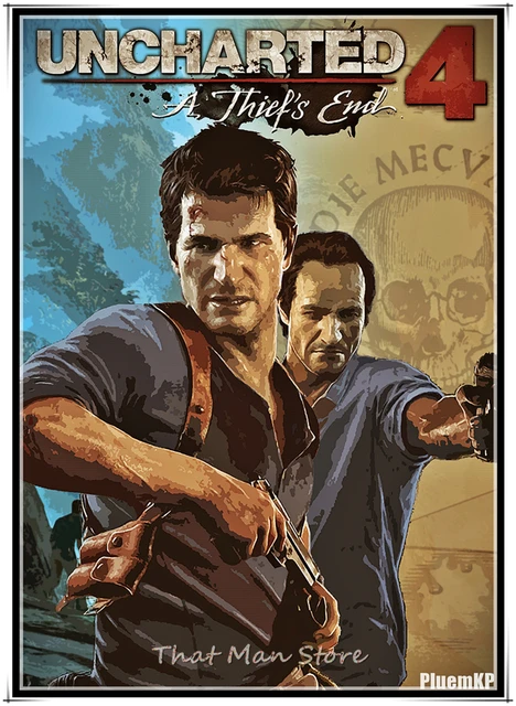 Poster popular Uncharted 1 2 3 4 Jogo do Filme Poster Berçário