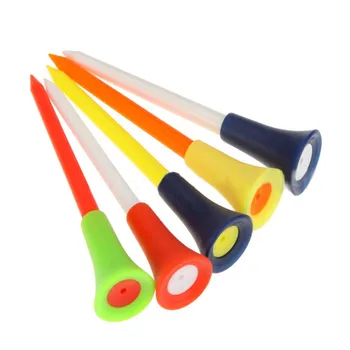 

Activing 30pc Multi Color Plastic Golf Tees 83mm Durable Rubber Cushion Top Golf Tee Plastic Tappetino Golf Allenamento