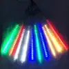 30/50/80cm Outdoor Meteor Shower Rain 10 Tubes LED String Light Waterproof For Tree Christmas Wedding Party  Holiday Decoration 6