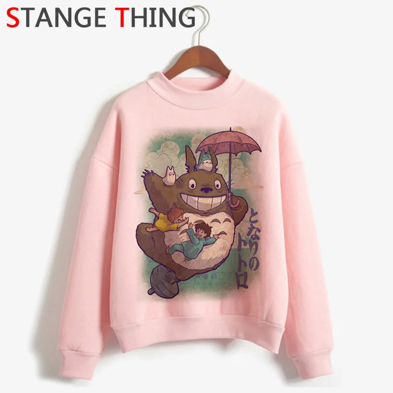 Totoro Studio Ghibli Kawaii Harajuku аниме толстовки для женщин Забавный мультфильм Ullzang Толстовка Милая 90s графическая модная толстовка женская - Color: H3031