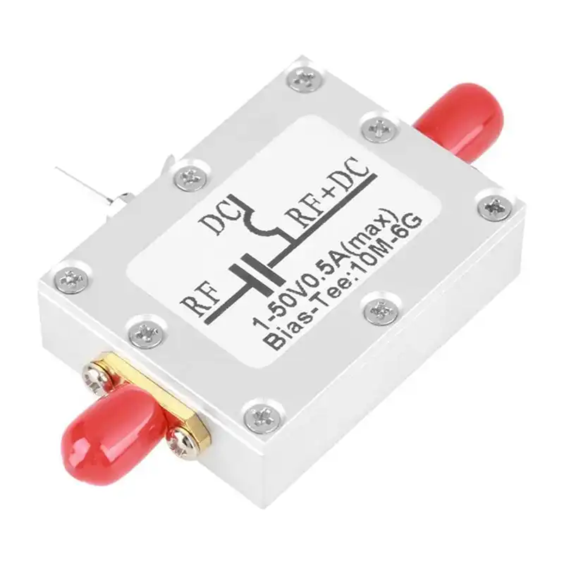 RF Biaser Bias Tee 10 МГц-6 ГГц радиочастотный коаксиальный усилитель с низким уровнем шума модуль для HAM Radio RTL SDR LNA RF Biaser Bias Tee 10 МГц-6 ГГц радиочастотный коаксиальный усилитель с низким уровнем шума модуль для HAM Radio RTL SDR LNA