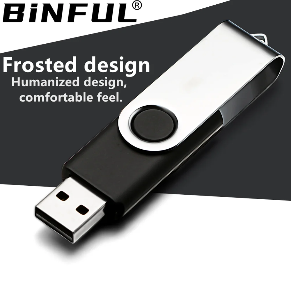 USB флеш накопитель BINFUL 4/32/64/360 гб поворот на 128 °|USB флэш-накопители| |