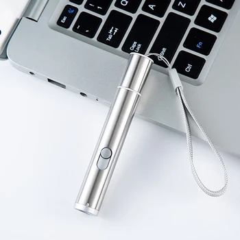 

USB Direct-charge Infrared Mini Flashlight Funny Pet LED Laser Pet Laser Sight Pointer Laser Pen Cat Toys Interactive Cat Light