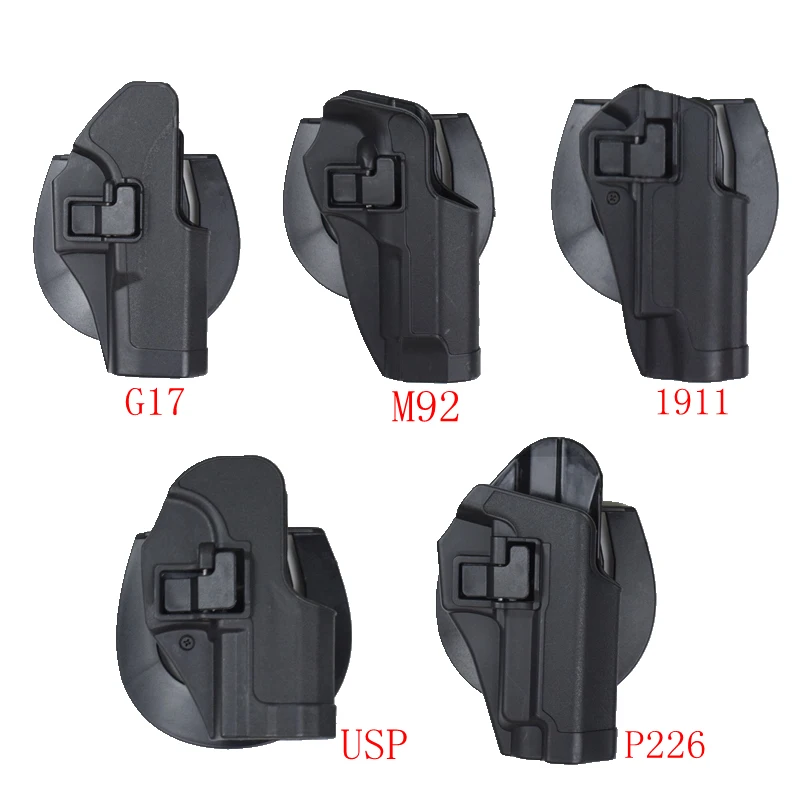 

Tactical Gun Holster For 1911/ 92 /17/P226/USP/G17 Airsoft Belt Holsters Pistol Case Outdoor CS Military Hunting Accessories