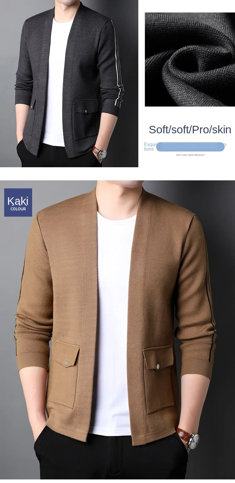 New Brand Fashion Japanese Autum Winter Knit Streetwear Cardigan Men Sweater Casual Coats Jacket Top Quality Men's Clothing_voghion.com