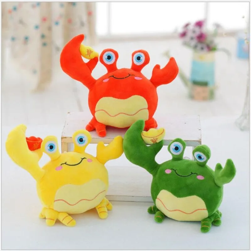 

20cm Cute crab Plush toys stuffed Animal kids toys Sleeping Comfort Stuffed Doll Plush Toy Christmas birthday Gifts