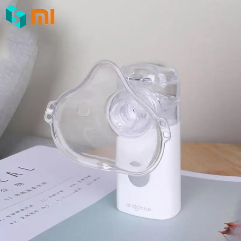  Xiaomi Andon Nebulizer Mini Portable Silent Atomizer Handheld 0.2ml/min Rate Asthma Respirator Humi