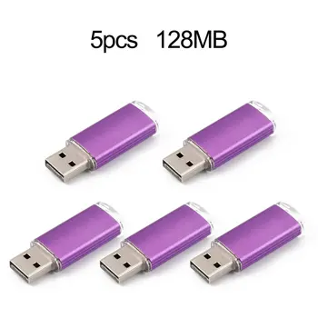 

5pcs Creative Mini USB Flash Drive 128MB USB2.0 Pen Drive External Storage Flash Memory USB Stick For Laptop PC