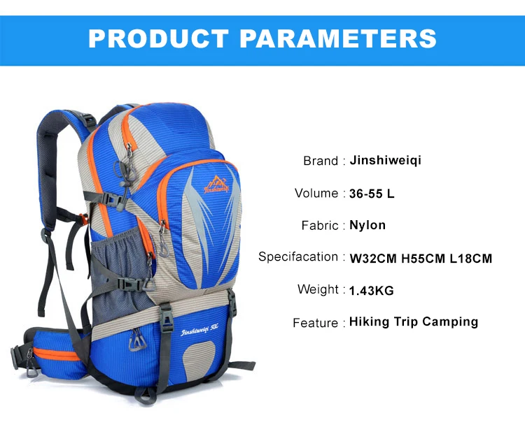 50L mochila туристический рюкзак мочила для похода туризма рюкзаки путешествия Горный рюкзак Водонепроницаемый треккинг Кемпинг туристический b