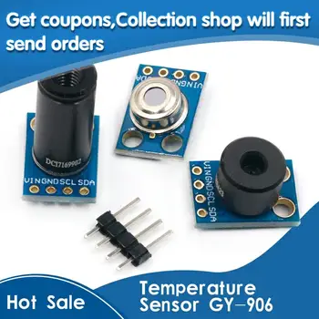 

GY-906 MLX90614ESF New MLX90614 Contactless Temperature Sensor Module Compatible