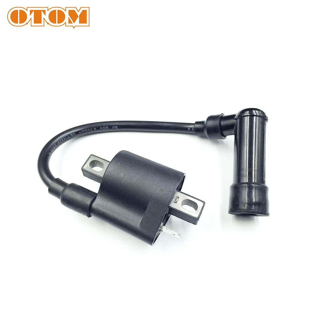OTOM Motorcycle Ignition Coil Black High Quality For ZS177MM ZONGSHEN 250CC Engine NC250 NC450 KAYO T6 ZS250GY-3 4 Valves Parts