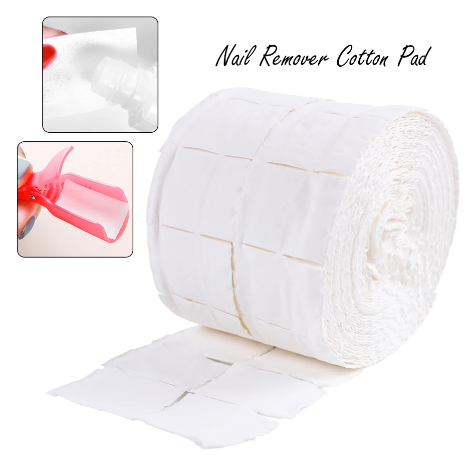1Pack Multi Layer Cotton Lint-Free Napkins Nail Cotton Pad Removing Gel Polish Varnish Degreaser Soak Off Manicure Tools PP918 nail cotton pads,disposable nail pads