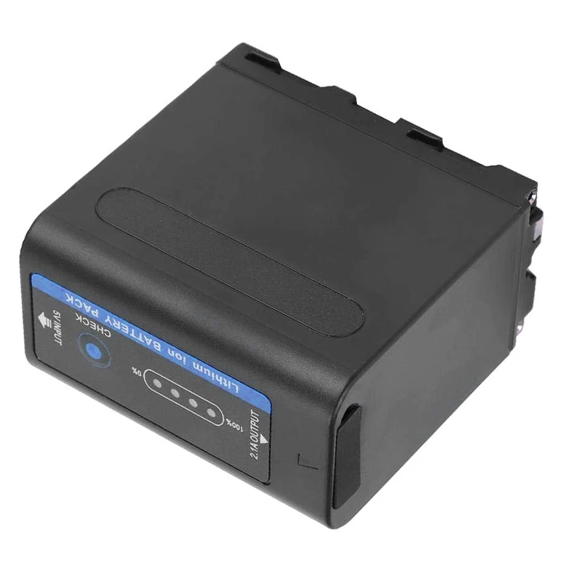 2 шт. NP-F960 NP-F970 USB аккумулятор с светодиодный Мощность индикаторы для SONY F960 F550 F570 F750 F770 MC1500C 190P 198 F950 HD1000C